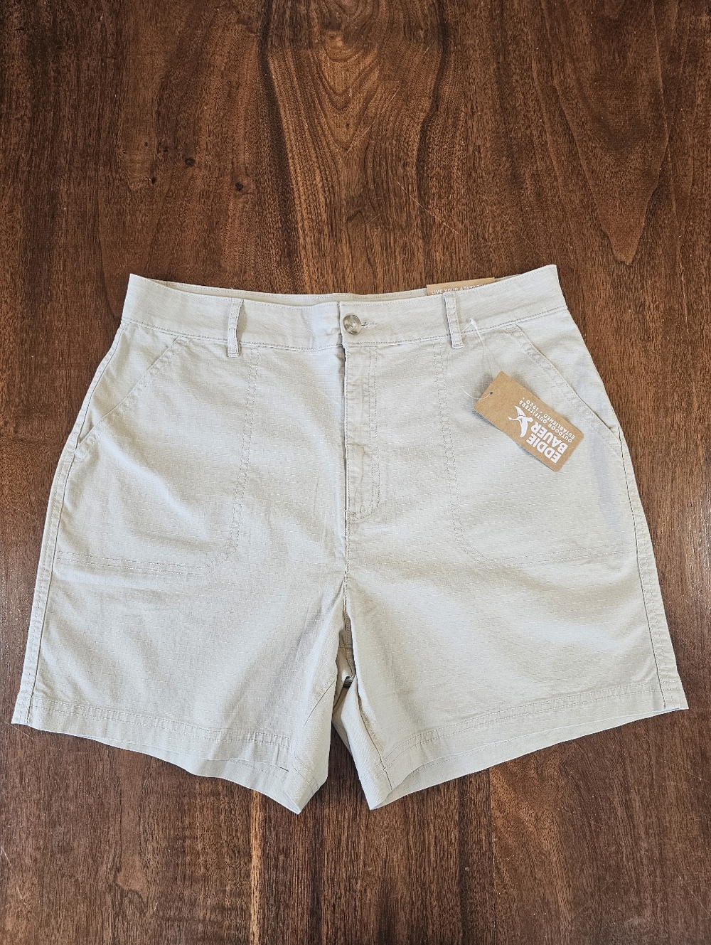 Eddie Bauer High Rise Shorts Adventure Ripstop Shorts Size 12 T